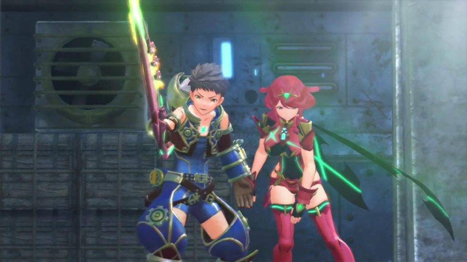 Stills from the E3 2017 reveal trailer for Xenoblade Chronicles 2.